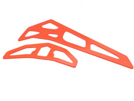 Neon Orange Fiberglass Horizontal/Vertical Fins 